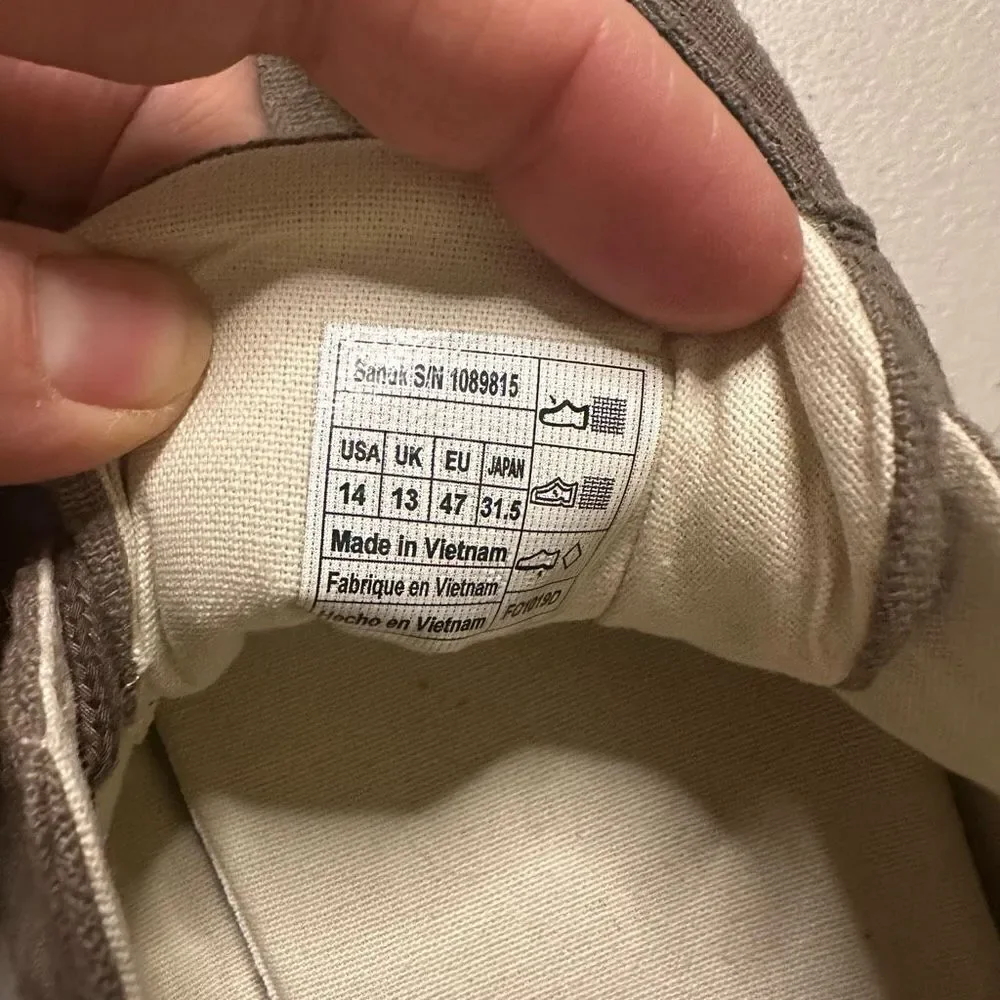 Sanuk tko men’s loafers 14 tan - Picture 5 of 7